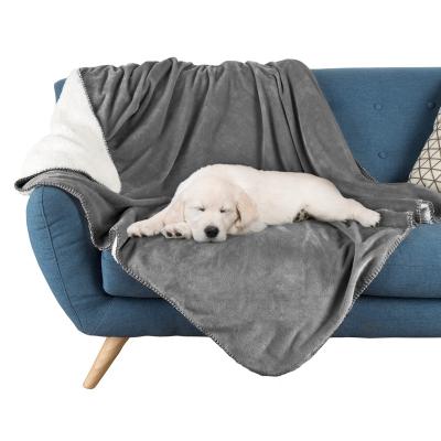 China Waterproof Pet Blanket Soft Plush Throw By Petmaker High Quantity Warmth Blanket For Pets for sale