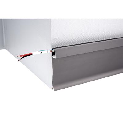 China wohlesale modern villa factory decorative aluminum led skirting board for sale