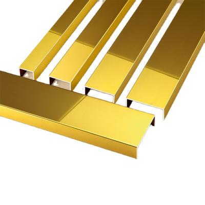 China Modern china manufacturer water proof tile accessories U shape tile trim living room metal tile aluminum trim for sale