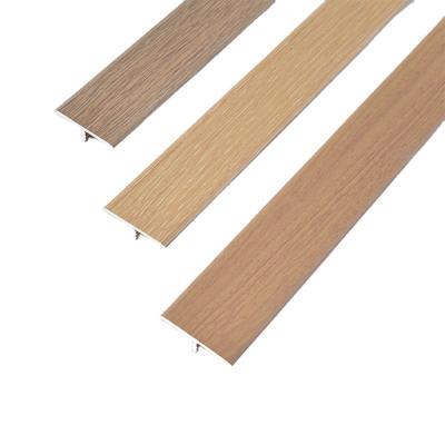 China Modern Wood Aluminum Trim t Proof Water Grain Shape Tile Trim Wall Corner Profile Decorative Aluminum Trim for sale