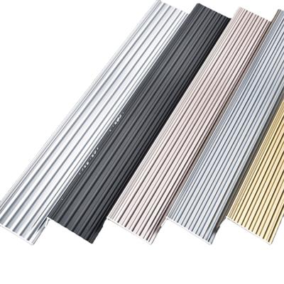 China Modern Metal Aluminum Stair Sniffing Strips For Protection for sale