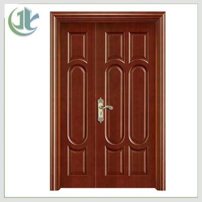 China Home Style WPC Double Composite Doors , Unequal Soundproof Double Doors for sale