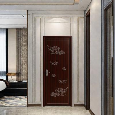 China Hoofdmateriaal Hout Plastic Composite WPC Hollow Door Voor binnen-/buitenruimten Te koop