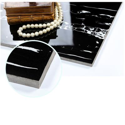 China Modern various sizes of bright black marble ceramic tiles for sale