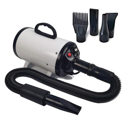China Dog Hair Dryer 2800W High Speed Sustainable Pet Blow Dryer With Heater For Grooming Speed Temperature Adjustable Dog Fan Grooming for sale