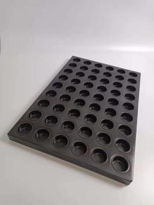 Chine Revêtement de silicone Plateaux de gâteau de petit pain de moule de petit gâteau de 54 tasses à vendre
