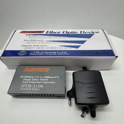 China 10/100M Netlink SM Fiber Optic Media Converter for sale