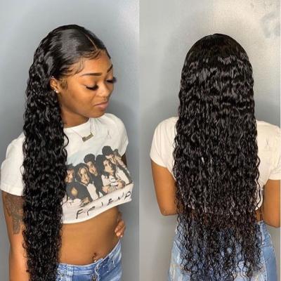 China Wholesale Deep Wave Hair Wigs For Black Women Virgin Brazilian Cuticle Aligned Human Hair 13x4 Lace Front HD Loose Wave Wig for sale