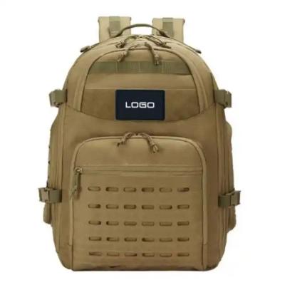 China Custom Logo Molle Style Men's Business Tactical Backpack Outdoor Rise Back Bag Waterproof Polyester for Assault Trekking Training for sale