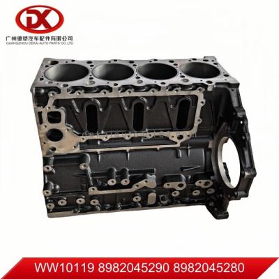 China ISUZU 4HK1-T Engine Cylinder Block 8982045280 8 98204529 0 NPR NQR for sale