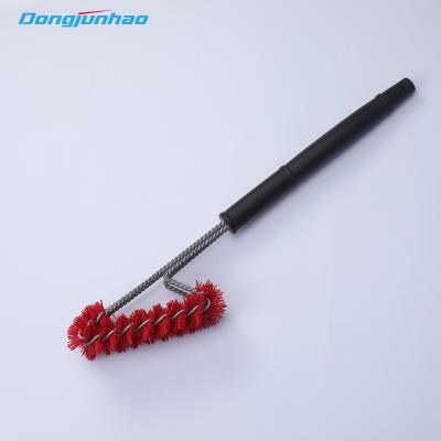 China Chinese Factory Direct Wholesale Reusable BBQ Long Easily Cleaned Handle Grill Cleaning Brush In Customized Color for sale