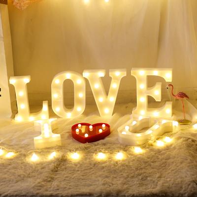 China Hot sales love letter game outdoor indoor LED neon light decor for wedding party lights fairy lights or Valentines day gifts for sale
