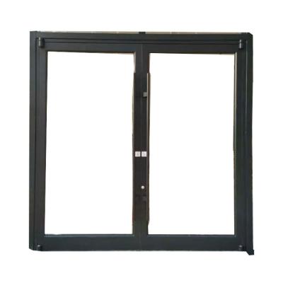 China Thermal Insulation Shop Front Commercial Entry Glass Storefront Aluminum Framed Doors For Sale for sale
