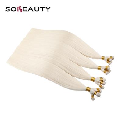 China 100% Silky Straight Untouched Wave One Hand #60 Cuticle Tied Weft Remy Hair Extension Wholesale for sale
