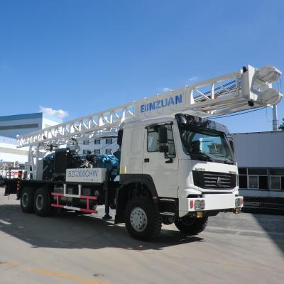 China Construction works rotary table water well drilling machinery 300 meters for sale