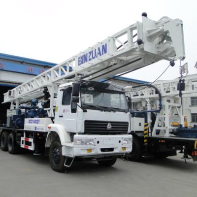 China Construction works 600 meters truck mounted water well drilling rig for sale
