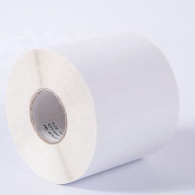 China Waterproof Jumbo Size Heat Sensitive Paper Elephant Roll Direct Self Adhesive Semigloss Paper for sale