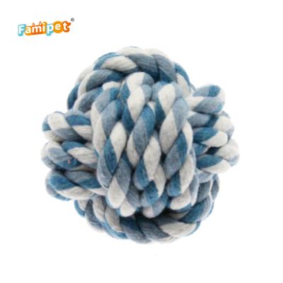 China Durable Low Price Safety Portable Rope Ball Strong Chew Pet Supplies L Dog Toy Ball for sale