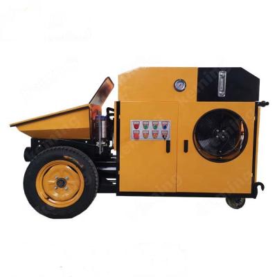 China Construction works KMB-8 Mini Concrete Pump Machine S tube for pumping concrete in hydrodynamic tunnel for sale