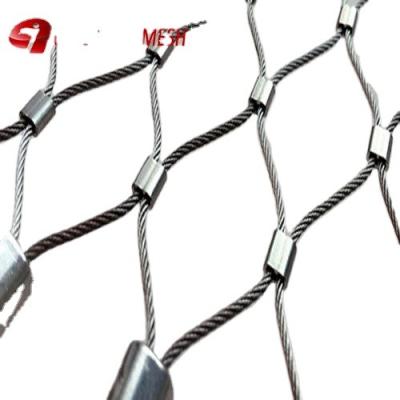 China Silver Classical Metal Wire Inox Balustrade Cable Mesh 1.4401 X Tend Webnet for sale