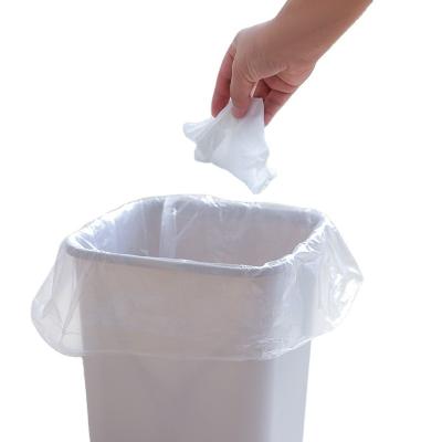 China Vest Handle Kitchen Plastic Biodegradable Bag Customized Convenient Drawstring For Easy Take Out for sale