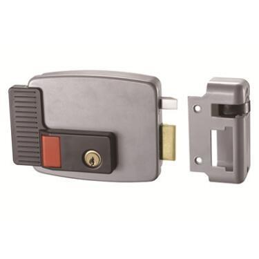 China CISA AX034 exporting electric rim lock, brass cylinder, used for access control system 12V AX034 for sale