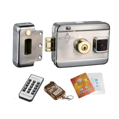 China Unlock by key rfid access control card reader for sale