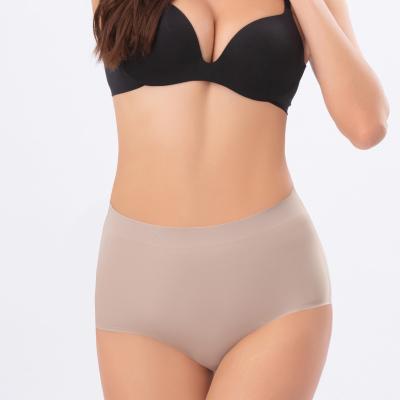 China Breathable 1171 One Piece Tummy Control Pant Slimming Underwear Butt Lifter Seamless Mid Waist Shapewear Panties For Women Dropshipping for sale