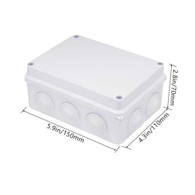 China Custom Outdoor Waterproof ABS IP65 Plastic Enclosure Electronic Hardware Enclosure Junction Box For Electronic Components 150 x 110 x 70mm for sale