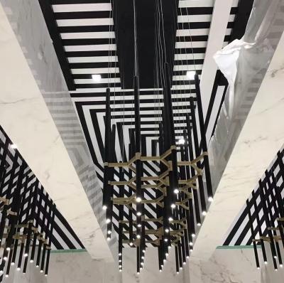 China LED 3W Customized Pendant Lamp Modern Matte Black Pendant Light Rustproof for sale
