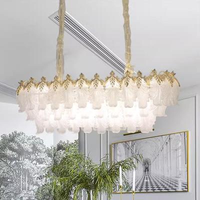 China Stylish And Innovative Design Glass Pendant Chandelier AC 110 - 250V for sale