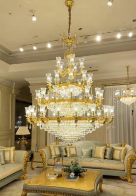 Китай OEM ODM Luxury large contemporary foyer chandeliers With High Grade Crystal (Люксные современные большие фойевые люстры с высококачественным кристаллом) продается