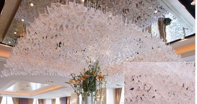 China Hotel Lobby Glazen luidspreker Hanger Kroonluchter Hotel Bar Gang Kristallenlamp KTV Club Creatieve Kroonluchter Te koop