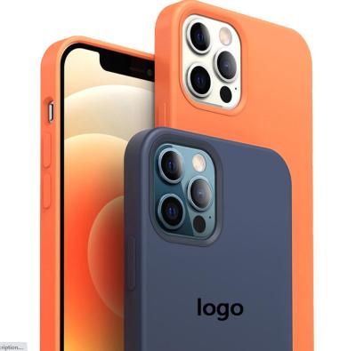 China Anti-drop Case Silicone Cell Phone Rubber Cover With Original Official Logo For Samsung Mobile Case Cover Silicon Case For iPhone13 Pro for sale