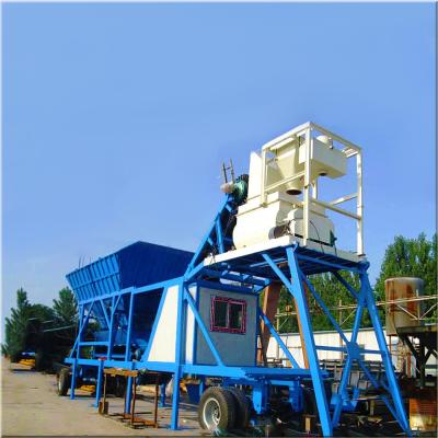 China Construction works China Roady HZS35 Mobile Concrete Mixing Plant for sale