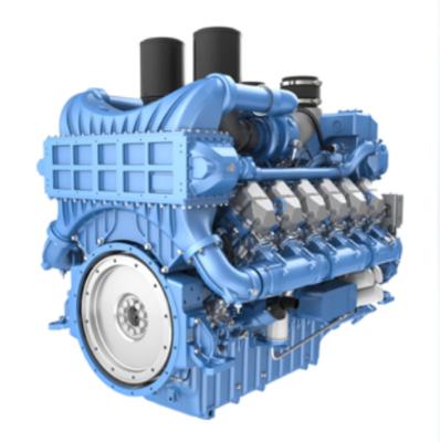 China Weichai Baudouin 6M33C550-15 large power water cooled diesel engine water cooled in stock 550hp marine engine for sale