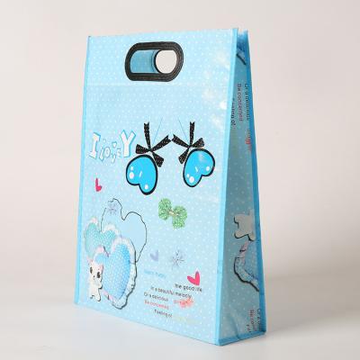China Custom Laminated Non Woven Polypropylene Bags Wholesale Non Woven T Shirt Bags for sale