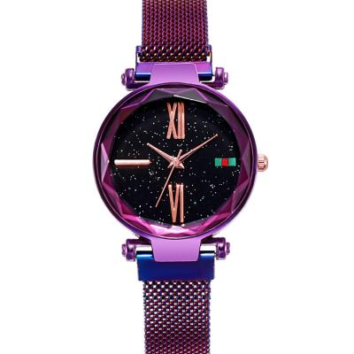 China Other Women Man Fashion Customerizal Quartz Watches No Alloy Watch Waterproof Round Purple Blue Red Black for sale