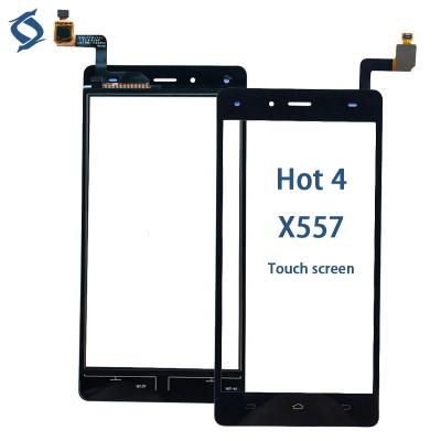 China Mobile Phone Touch Screen For INFINIX 4 Hot Glass X557 Touch 4 X557 for sale