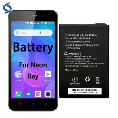 China Original Cell Phone 395576AR Mobile Phone Battery For Neon Ray for sale