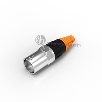 China Roofdichte Ethernet-chassisconnector gesloten IP65 RJ45-connector Te koop