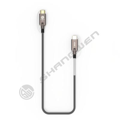 China HD Link Port 2.0 Fiber Optic Armored Fiber Optic HD Cable TPU Shell German Silicon Line Chip 4K 60Hz 8K 144Hz OD:6.0mm Te koop