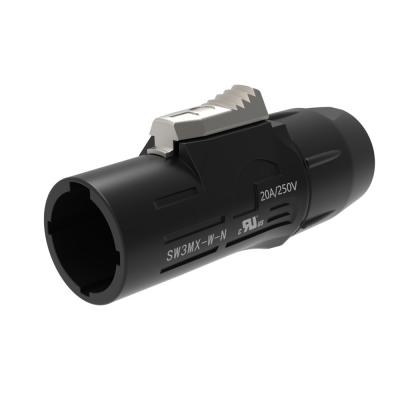 China Powercon Outdoor Waterproof Power Connector IP65 Electrical Connector 3P Male Female Pins for LED Display for sale