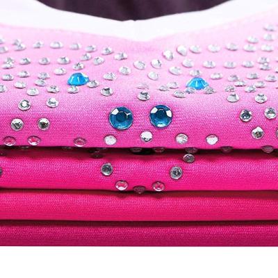 China Diamond Gradient Color Sleeveless Shiny One-Piece Ballet Dance Girls Leotard Gymnastics Leotard Tights Activewear for sale