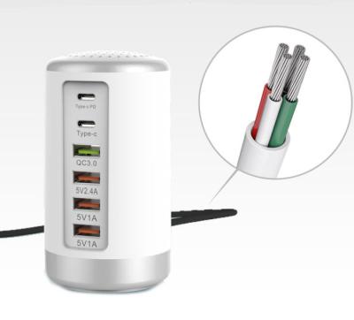 China Hot Selling Mobile Phone Tablet PC MP3 GPS DP EU PD TYPE-C QC3.0 5V9V12V15V 65W Fast Charger Supports Smart Phone Laptop for sale