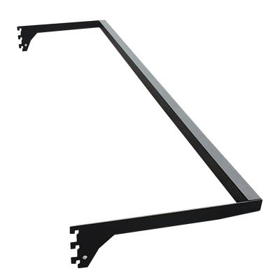China Easy Installation Supermarket Shelf Hanging Rod For Hooks Tube Beam Crossbar Square Hanging Rod Bracket Shelf for sale