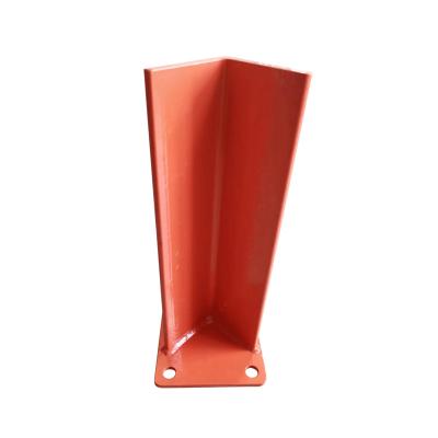 China Heavy Duty Warehouse Rack Pallet Racking Protector Metal Corner Guard Upright Post Protector for sale