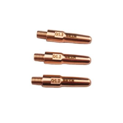 China Chrome Zirconium Rod Front Joint Two Conductive Welding Nozzle Holder Copper Connecting Torch for sale