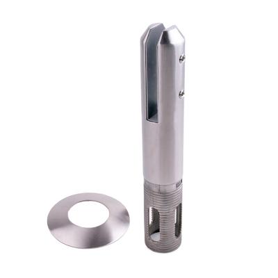 China Glass Outdoor Round Socket Core Drill Pin For Pool Glass Enclosure for sale