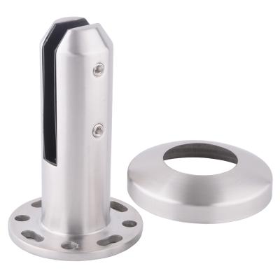 China Modern Bolt Down Flange Round Glass Spindle for sale